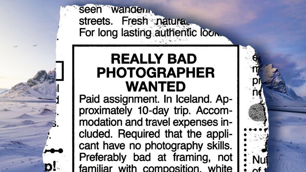 Really Bad Photographer